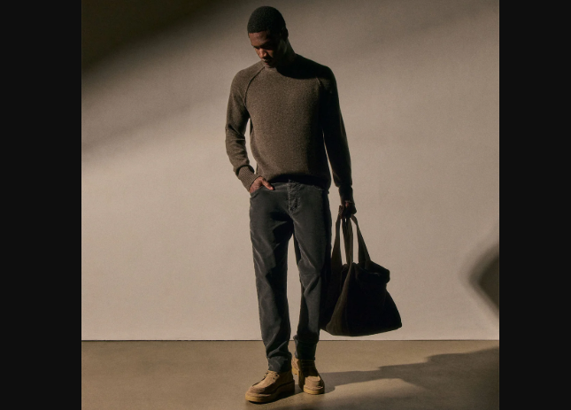 brushed corduroy pants